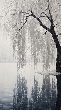 Willow tree outdoors nature.
