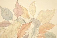 Leaf art backgrounds painting.