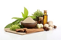 Spa massage herbs plant food.