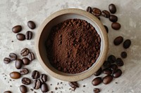 Coffee beans refreshment ingredient chocolate.