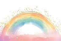 Rainbow arch backgrounds nature sky.