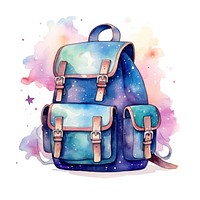 School Bag in Watercolor style bag backpack creativity.