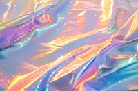Wave texture backgrounds rainbow foil.