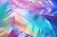 Holographic leaf texture backgrounds rainbow purple.