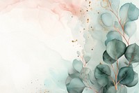 Eucalyptus watercolor background backgrounds painting pattern.