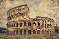 The majestic Colosseum colosseum landmark ancient.
