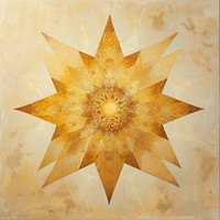Islamic Golden Star backgrounds painting pattern.