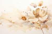Flower watercolor background painting pattern petal.