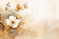 Flowers watercolor background backgrounds painting pattern.