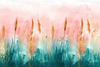 Grass watercolor background painting backgrounds plant.