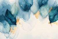 Leaf watercolor background backgrounds painting blue.