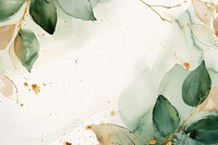 Leaf watercolor background backgrounds painting pattern.