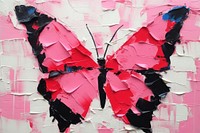 Abstract butterfly ripped paper art backgrounds creativity.