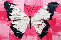 Abstract butterfly ripped paper art accessories creativity.