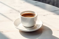 Coffee espresso shot crema cup.