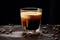 Coffee espresso shot crema drink.