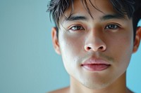 A young Filipino man Healthy skin portrait adult photo.