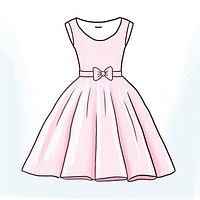 Pink dress fashion line gown.