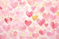 Pink heart pattern watercolor background backgrounds petal abstract.
