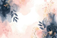 Plant watercolor background backgrounds painting pattern.