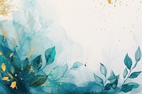 Plant watercolor background backgrounds painting pattern.