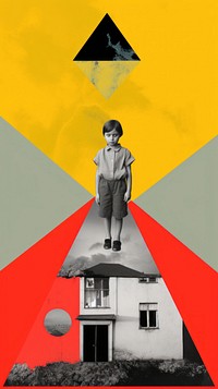A child rights metaphor wallpaper collage poster human.