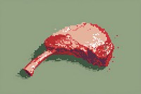 Pork chop cut pixel meat dynamite weaponry.