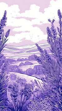 Wallpaper lavender outdoors drawing purple.