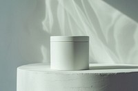 Label  cylinder white porcelain.