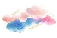 Chinese cloud backgrounds painting pattern.