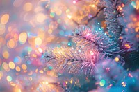 Holographic christmas tree background backgrounds glitter illuminated.
