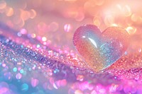 Holographic heart background glitter backgrounds nature.