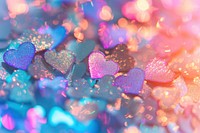 Holographic heart background glitter backgrounds illuminated.