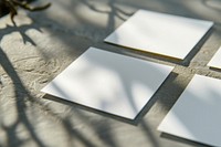 Sticky notes  shadow paper white.