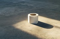 Tape  shadow porcelain cylinder.