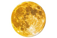 Yellow Full moon astronomy nature space.