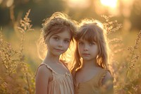 Girls of summer photography sunlight portrait.