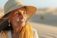 Senior indian woman portrait adult photo.