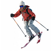 Snow skier female recreation footwear outdoors.