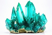 Teal crystal turquoise gemstone mineral.