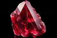 Red crystal gemstone mineral jewelry.