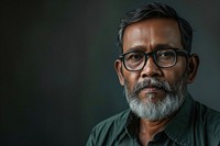 Bangladeshi Middle Age photography portrait glasses.