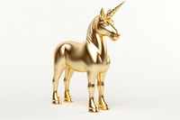 Glossy unicorn toy figurine animal mammal.