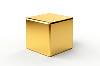 Long cube gold shiny box.