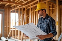 A architect inspecting an construction home hardhat helmet adult.