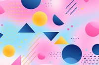 Geometric elements pattern memphis backgrounds abstract graphics.