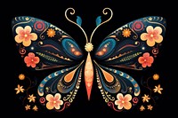 Butterfly butterfly pattern art.