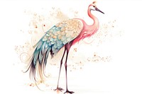 Crane flamingo animal bird.