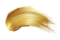 Gold dry brush stroke white background appliance abstract.
