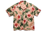 Hawaiian shirt pattern sleeve plant.